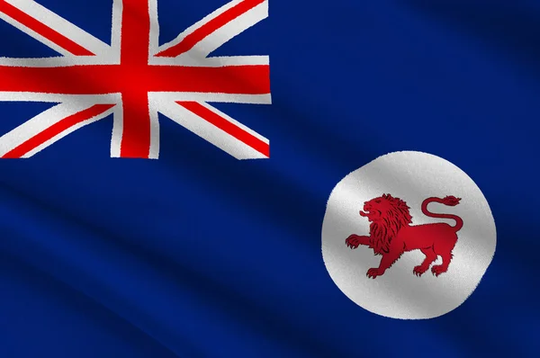 Bandeira da Tasmânia é o estado da ilha da Austrália — Fotografia de Stock