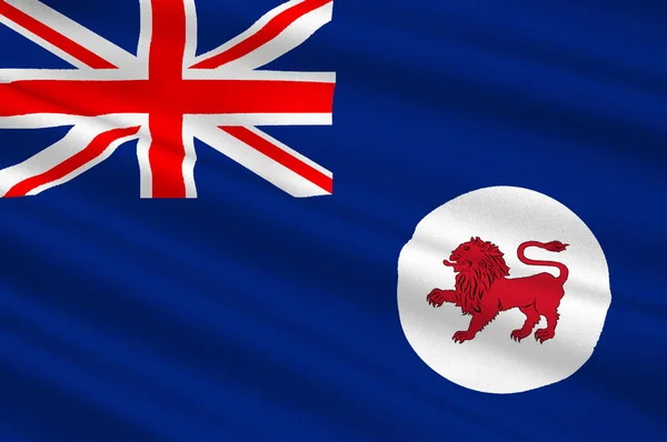Ada devleti Avustralya Tasmania bayraktır — Stok fotoğraf