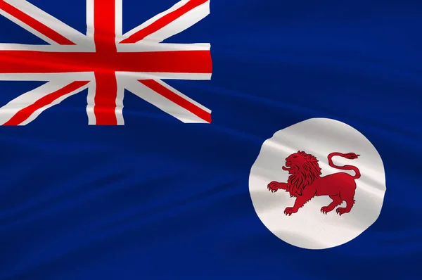 Tasmania zászlaja a sziget állam, Ausztrália — Stock Fotó