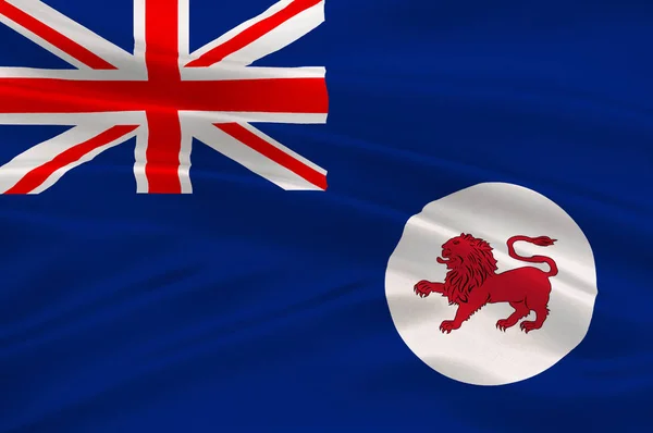 Flagge von Tasmanien ist Inselstaat Australien — Stockfoto