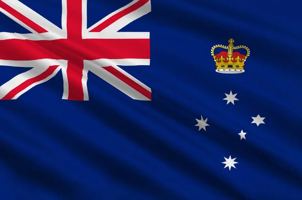 Bandera de Victoria (Vic) es un estado de Australia. — Foto de Stock