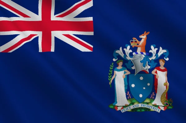 Die Flagge von Victoria (vic) ist ein australischer Bundesstaat — Stockfoto