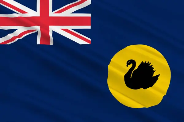 Drapeau de l'Australie occidentale — Photo