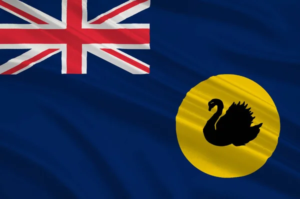 웨스턴 오스트레일리아의 국기 — 스톡 사진