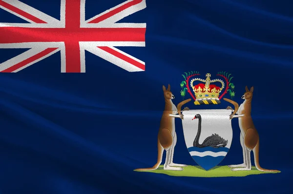 Flaga Australii Zachodniej — Zdjęcie stockowe