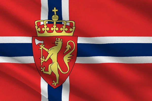Bandera de Noruega — Foto de Stock