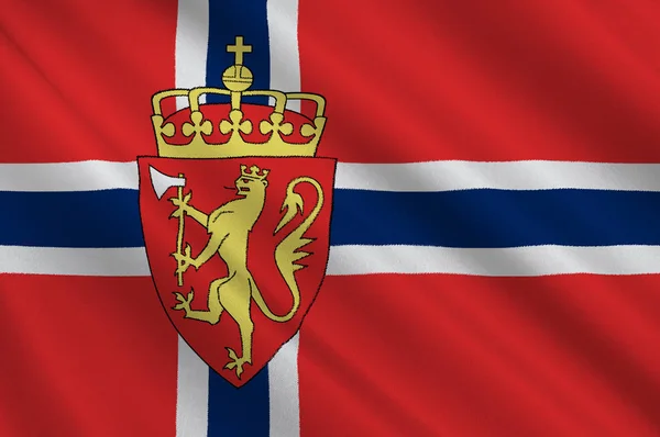 Bandera de Noruega — Foto de Stock