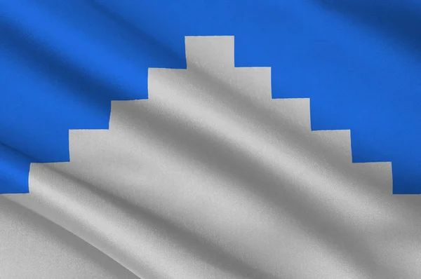 Akershus zászlaja is a megye Norvégiában — Stock Fotó