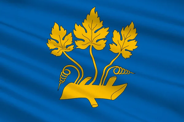 Флаг Ставангера - город и муниципалитет Норвегии — стоковое фото