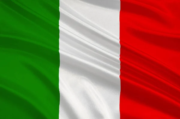 Drapeau de l'Italie — Photo
