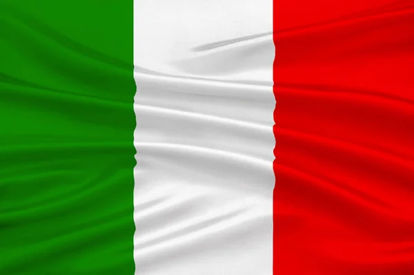 Italiens flagga — Stockfoto