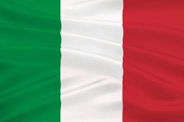 Italiens flagga — Stockfoto