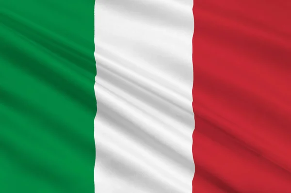 Italiens flagga — Stockfoto