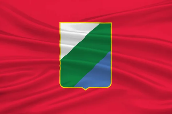 Flagge der Abruzzen, Italien — Stockfoto