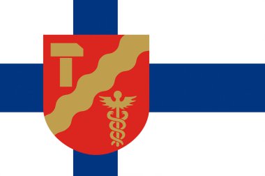 Bayrak Tampere bölgesindeki: Pirkanmaa, Finland bir şehirdir