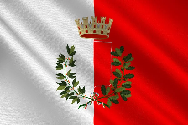 Flaggan i L'Aquila Abruzzo, Italien — Stockfoto