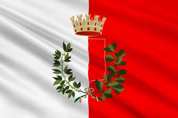Bandera de L 'Aquila de Abruzzo, Italia — Foto de Stock