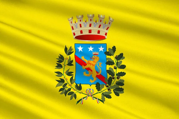 Bandiera de L'Aquila d'Abruzzo, Italia — Foto Stock