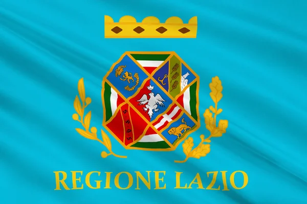 Bayrak Lazio, İtalya — Stok fotoğraf