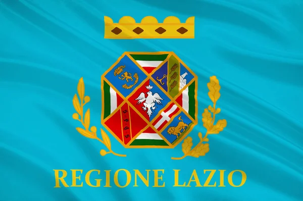 Флаг Лацио, Италия — стоковое фото