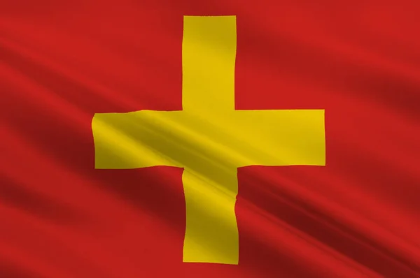 Прапор Анкона Марке, Італія — стокове фото