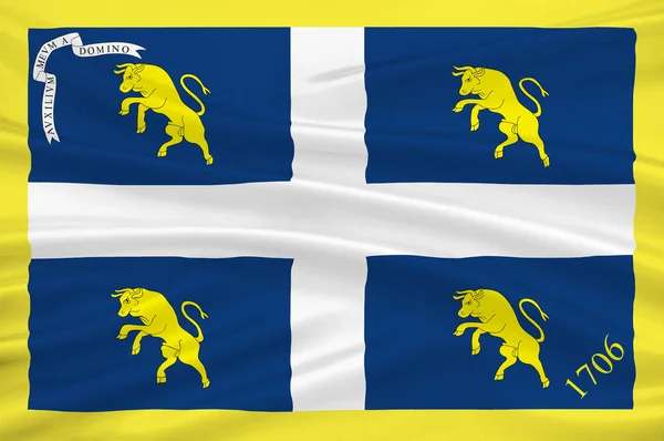 Flagge von piemont, italien — Stockfoto