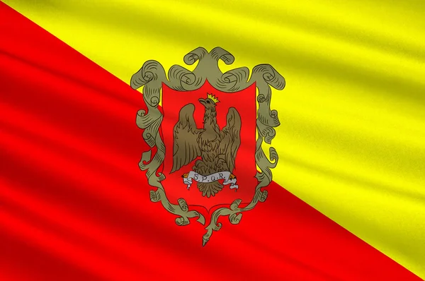 Flag of Palermo of Sicily, Italy — Stock Photo, Image