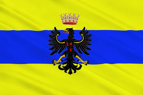 Flag of Trento of Trentino-Alto Adige, Italy — Stock Photo, Image