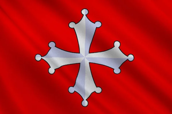 Flag of Pisa of Tuscany, Italy — Stock Photo, Image