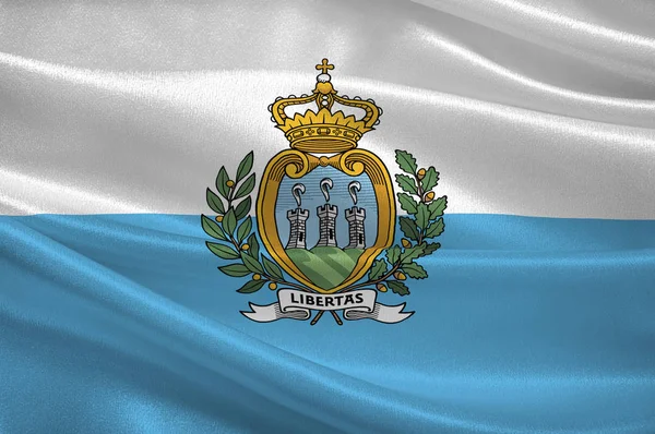 Σημαία Αγίου Μαρίνου — Φωτογραφία Αρχείου