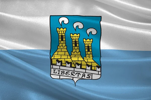 Bandeira da Cidade de San Marino — Fotografia de Stock
