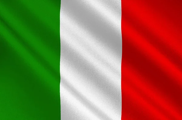 Italiens flagga — Stockfoto