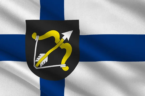 Flaga Sawonia Finlandii — Zdjęcie stockowe