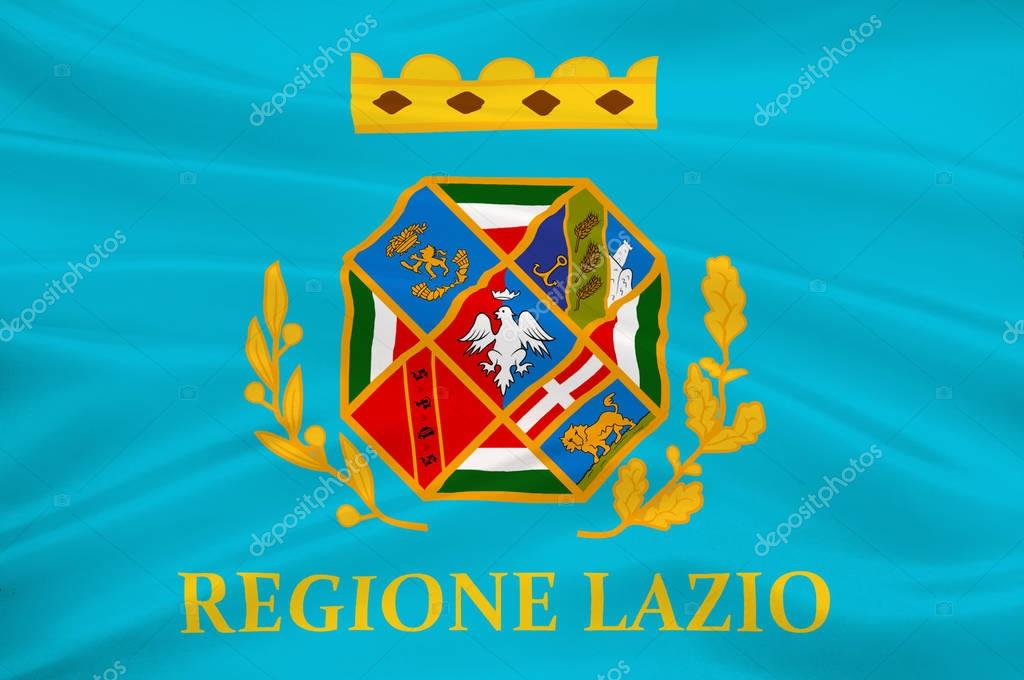 Bandera de lazio, Italia — Foto de stock © dique.bk.ru #133111024