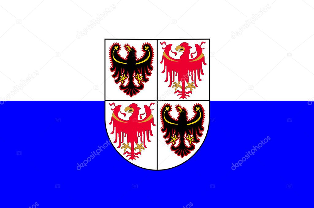 Flag of Trentino-Alto Adige, Italy