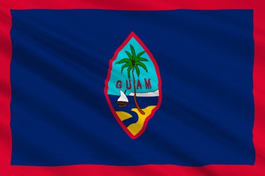 Guam (ABD), Hagåtña - Melanezya bayrağı