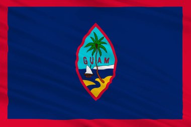 Guam (ABD), Hagåtña - Melanezya bayrağı