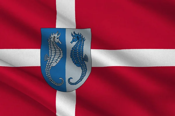 남쪽 덴마크 지역에 파노의 국기 — 스톡 사진