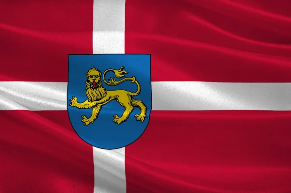 바르 데 남부 덴마크 지역에서의 국기 — 스톡 사진