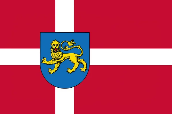 Drapeau de Varde dans la région du sud du Danemark — Photo