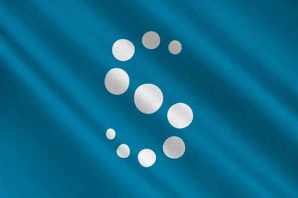 Bandera de la Región de Zelanda en Dinamarca — Foto de Stock