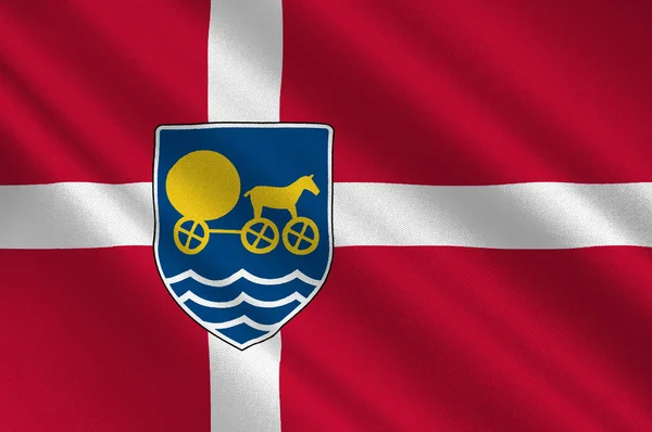 オドセレドの旗ニュージーランド地域のデンマークの自治体は、します。 — ストック写真