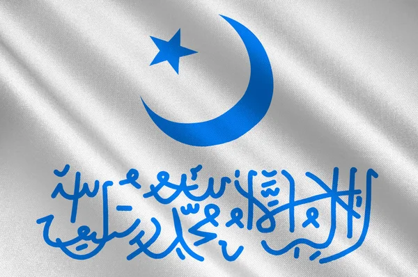 中国新疆自治区的旗子 — 图库照片