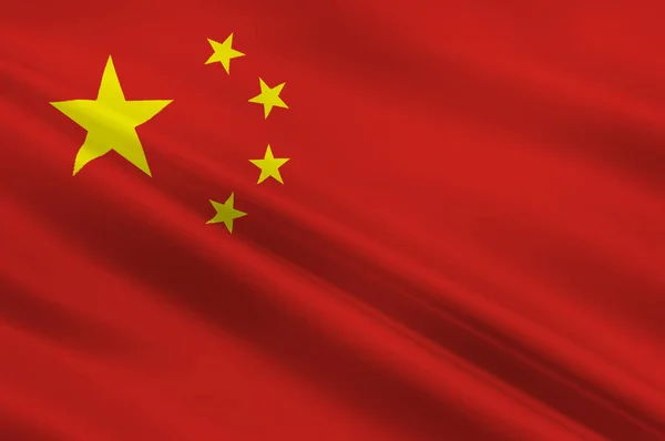 Прапор Китайської Народної Республіки — стокове фото