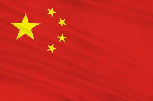 Прапор Китайської Народної Республіки — стокове фото