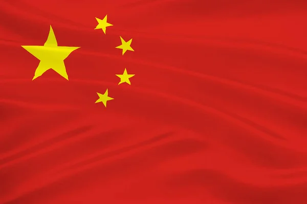 Bandeira da República Popular da China — Fotografia de Stock