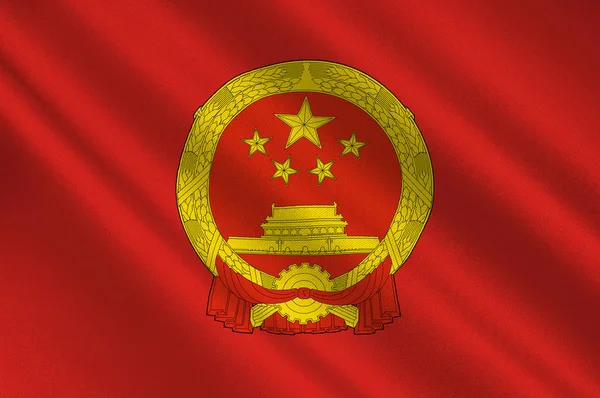 Flagge der Volksrepublik China — Stockfoto