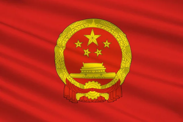 Bandeira da República Popular da China — Fotografia de Stock