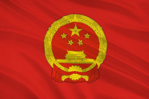 Flagge der Volksrepublik China — Stockfoto