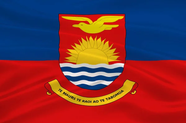 Прапор Кірибаті, Федеративні Штати Мікронезії — стокове фото